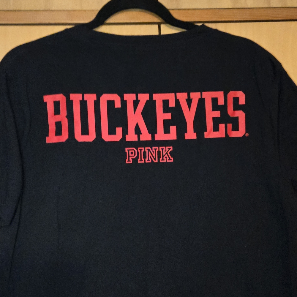 PINK Victoria's Secret Ohio State Tunic Length Tee - Picture 8 of 16